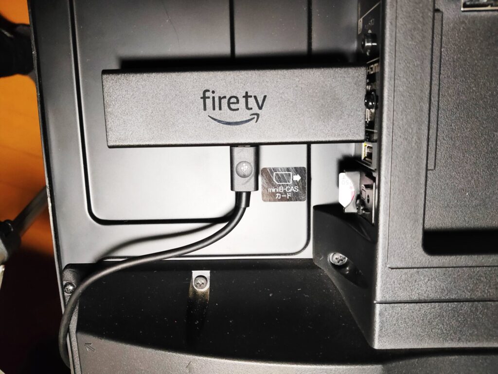Fire TV Stick 4K Max 接続写真